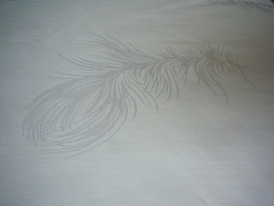 羽毛花 全棉大提花